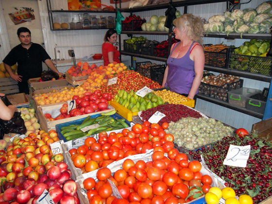 овощи и фрукты в грузии